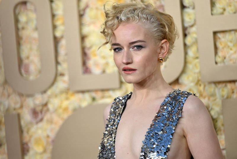 Julia Garner stars in "Weapons," a new horror movie set for release Aug. 8. File Photo by Jim Ruymen/UPI