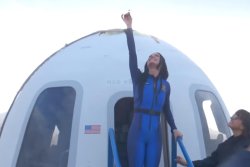 Katy Perry, Gayle King launch into space on Blue Origin rocket
