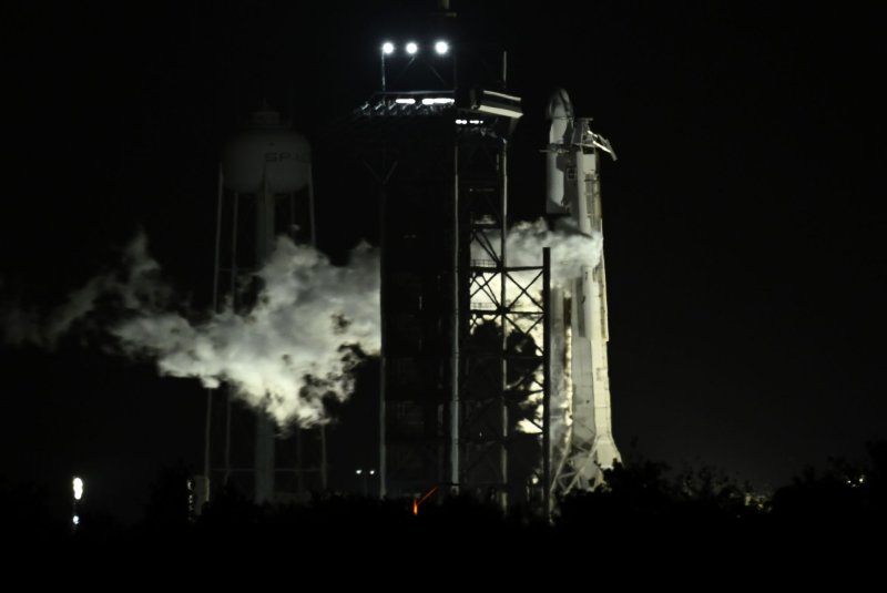 NASA and SpaceX on Monday launched a resupply mission to the International Space Station on Monday. Photo by Joe Marino/UPI